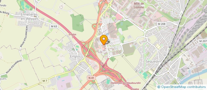 localisation de l'entreprise AREA AUTO SARL  ENGLOS