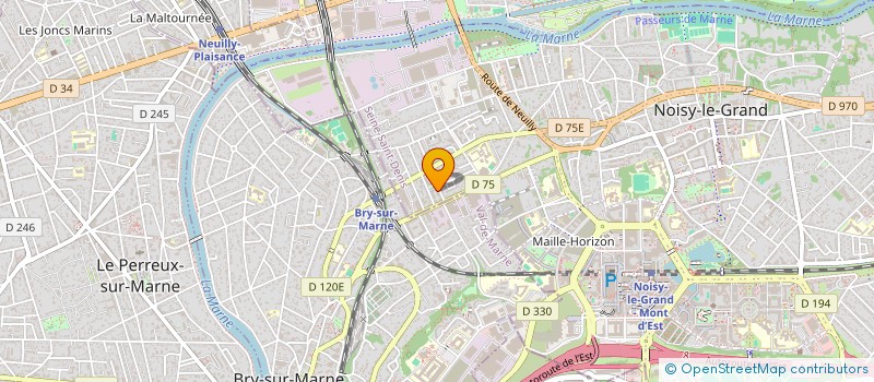 localisation de l'entreprise AREA-COM à NOISY-LE-GRAND