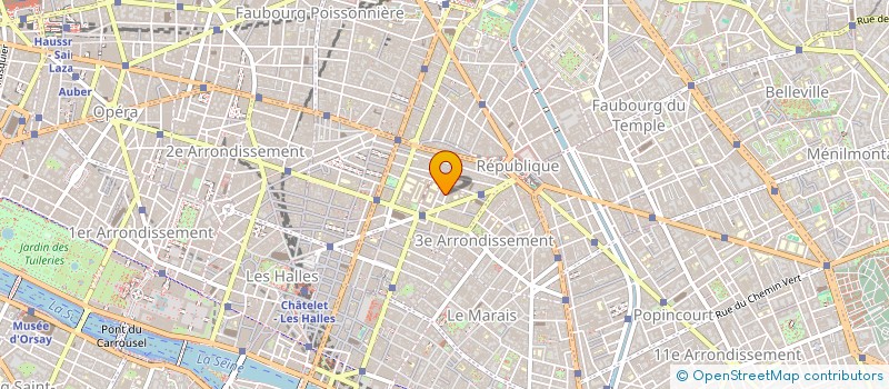 localisation de l'entreprise AREA CORP  PARIS