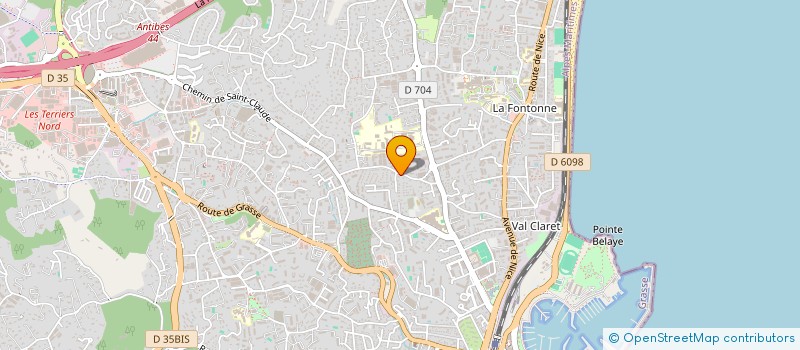 localisation de l'entreprise AREA DIAGNOSTIC IMMOBILIER à ANTIBES
