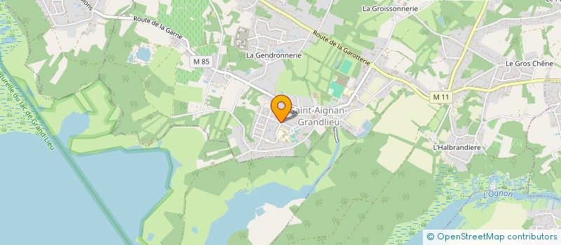 localisation de l'entreprise AREA ETUDES NANTES à SAINT-AIGNAN-GRANDLIEU