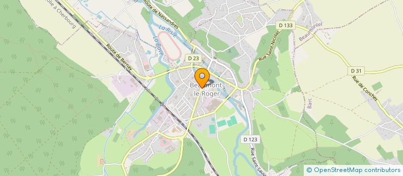 localisation de l'entreprise AREA EXPERTISES à BEAUMONT-LE-ROGER