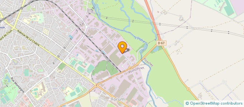 localisation de l'entreprise AREA FRANCERAM SA à CHATEAUROUX