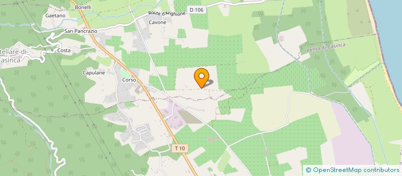 localisation de l'entreprise AREA IMMOBILIER à PENTA-DI-CASINCA