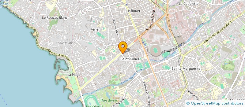 localisation de l'entreprise AREA INTERNATIONAL SUD ANIMATION à MARSEILLE