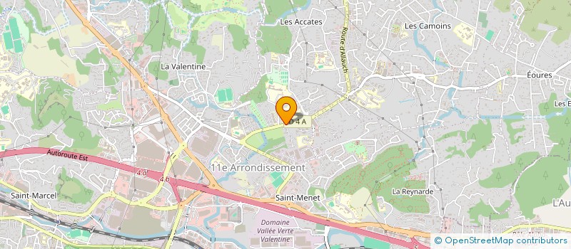 localisation de l'entreprise AREA SERVICES à MARSEILLE