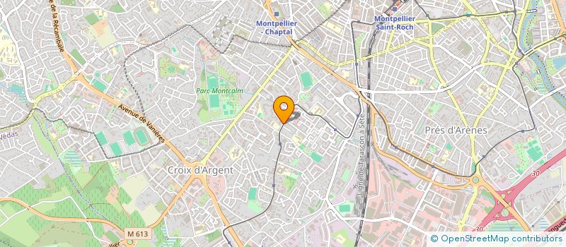 localisation de l'entreprise AREA57 à MONTPELLIER
