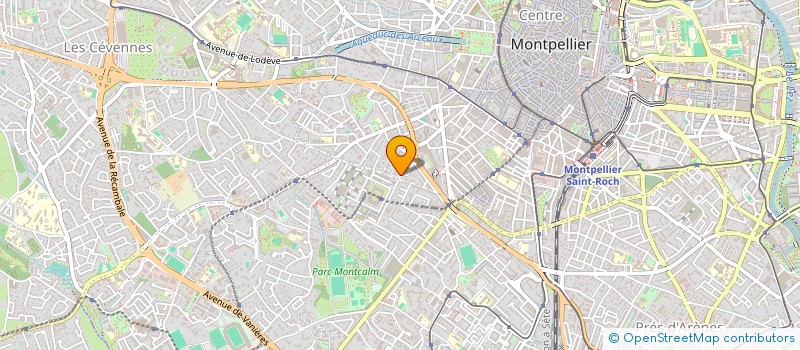 localisation de l'entreprise AREADE à MONTPELLIER