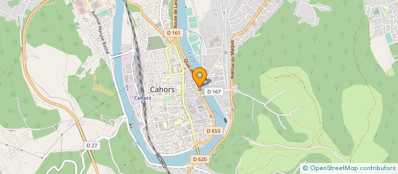 localisation de l'entreprise AREAGEO à CAHORS