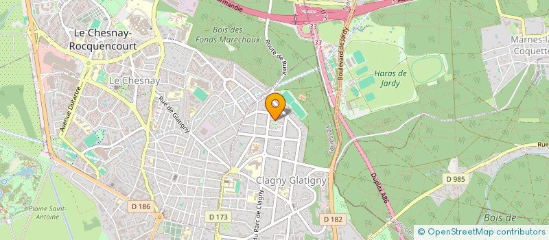 localisation de l'entreprise AREAM ASS RECHER ET ETUD AMENA à VERSAILLES