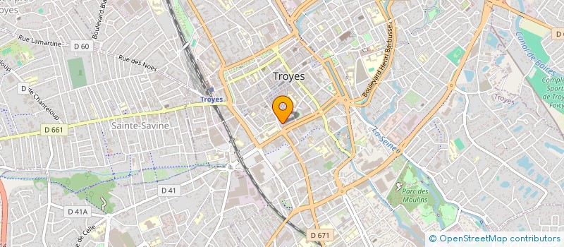 localisation de l'entreprise AREAME à TROYES