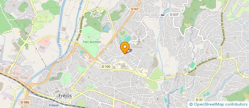 localisation de l'entreprise AREAUBAT à FREJUS