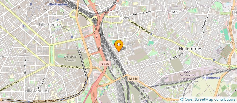 localisation de l'entreprise AREB INVEST à LILLE