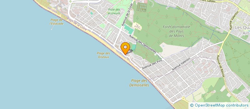 localisation de l'entreprise AREBA  SAINT-JEAN-DE-MONTS