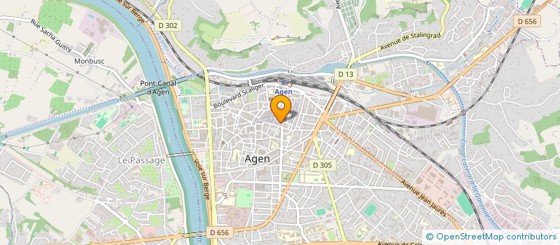 localisation de l'entreprise ARECAP  AGEN