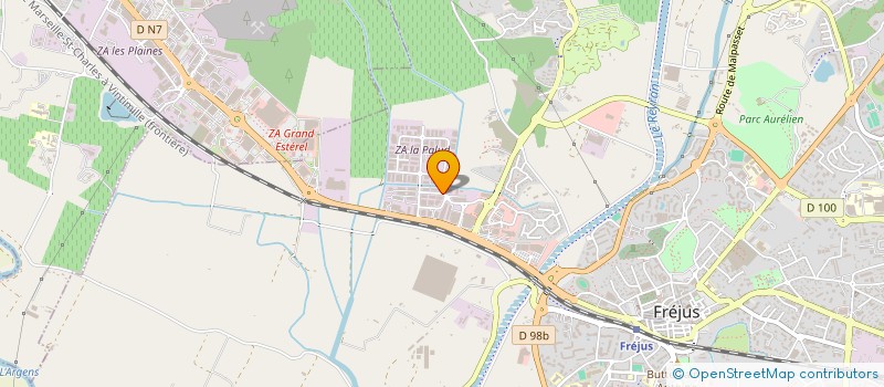 localisation de l'entreprise ARECER à FREJUS