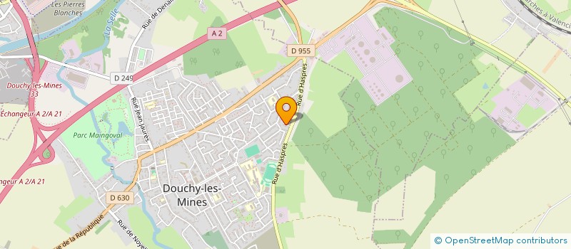 localisation de l'entreprise ARED à DOUCHY-LES-MINES