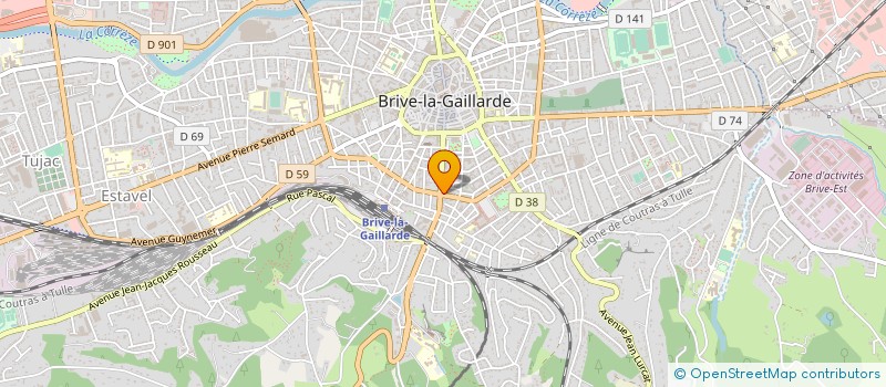 localisation de l'entreprise AREDEP REPRO  BRIVE-LA-GAILLARDE