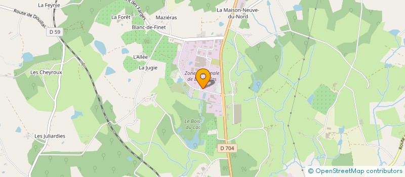 localisation de l'entreprise AREDIENNE DE CLOTURES à SAINT-YRIEIX-LA-PERCHE
