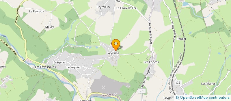 localisation de l'entreprise AREDIMMO  CONDAT-SUR-VIENNE