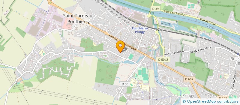 localisation de l'entreprise AREDIS à SAINT-FARGEAU-PONTHIERRY