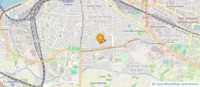 localisation de l'entreprise AREEAS  AVIGNON