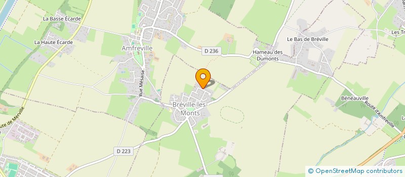 localisation de l'entreprise AREF  BREVILLE-LES-MONTS