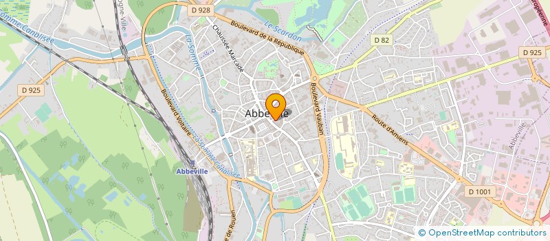 localisation de l'entreprise AREFE ASS RAPPR ACHANG FAMIL à ABBEVILLE