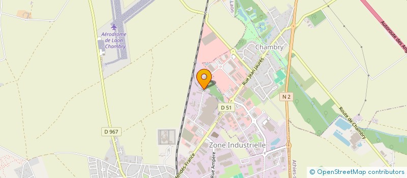localisation de l'entreprise AREFI PICARDIE à LAON
