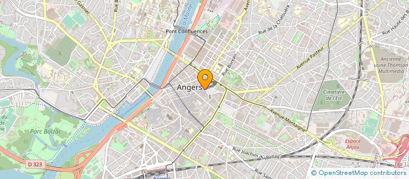 localisation de l'entreprise AREFOR ASS REGIO FORMATION à ANGERS