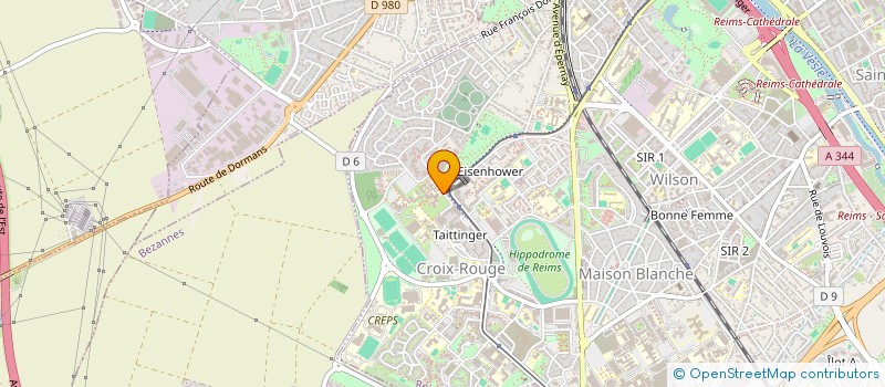 localisation de l'entreprise AREG  REIMS