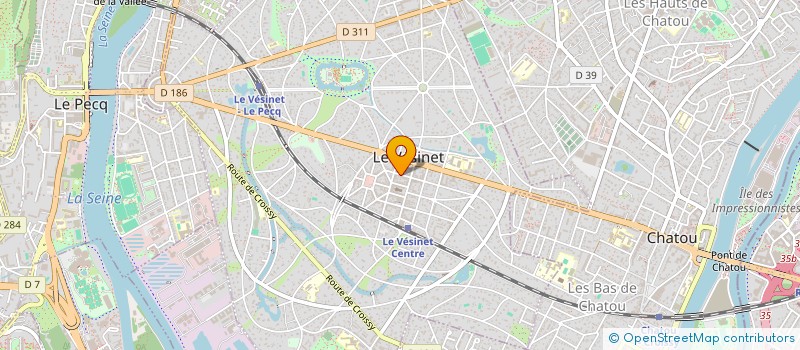 localisation de l'entreprise AREG  LE VESINET