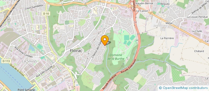 localisation de l'entreprise AREGAU  FLOIRAC