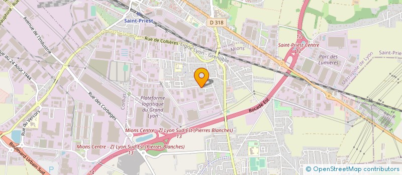 localisation de l'entreprise AREGGER SERVICES  MIONS