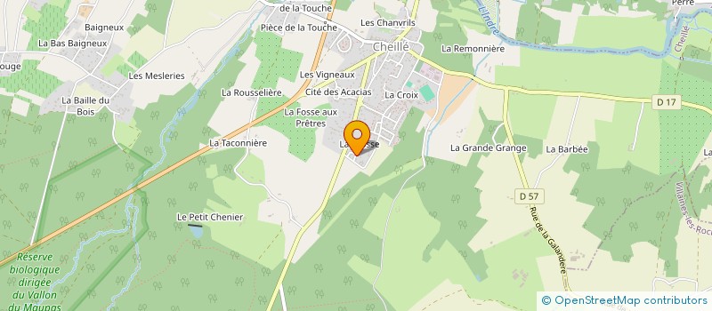 localisation de l'entreprise AREGO PATRIMOINE  CHEILLE