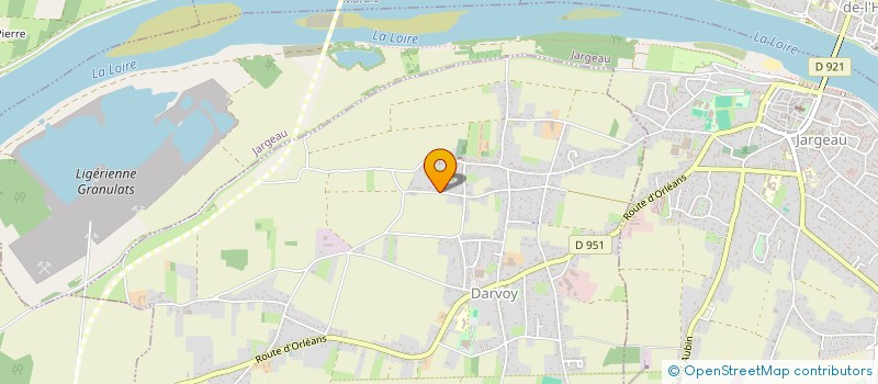 localisation de l'entreprise AREGTEC à DARVOY
