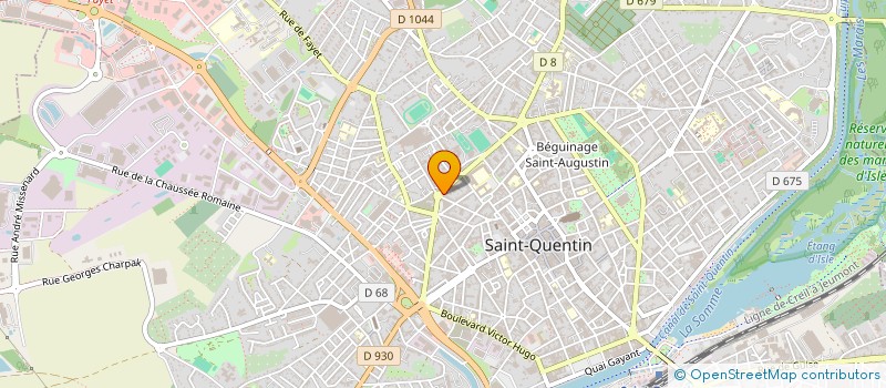 localisation de l'entreprise AREGUI à SAINT-QUENTIN
