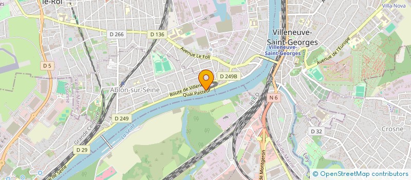 localisation de l'entreprise AREHA  ABLON-SUR-SEINE