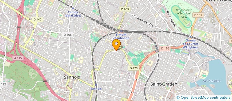localisation de l'entreprise AREHAL à SANNOIS