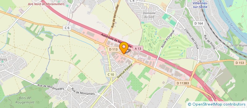 localisation de l'entreprise AREIA à ORGEVAL
