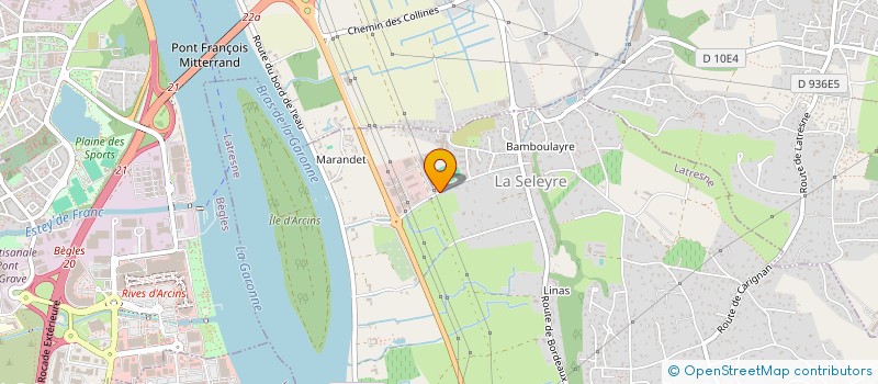 localisation de l'entreprise AREIA  LATRESNE