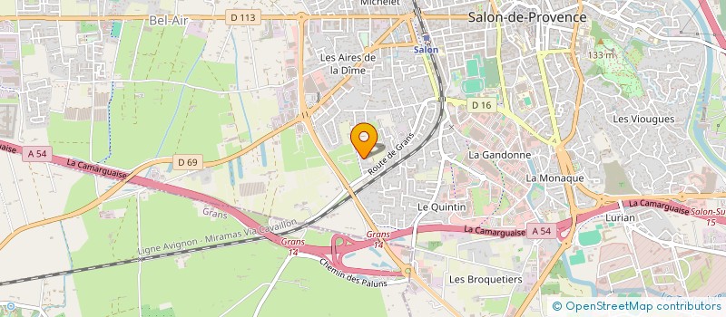 localisation de l'entreprise AREKA IMMOBILIER  SALON-DE-PROVENCE