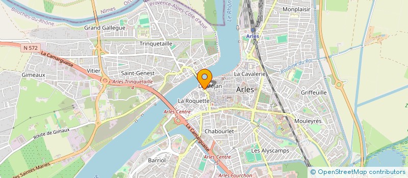 localisation de l'entreprise ARELATE à ARLES