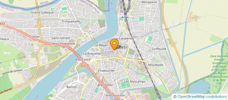localisation de l'entreprise ARELATUM à ARLES