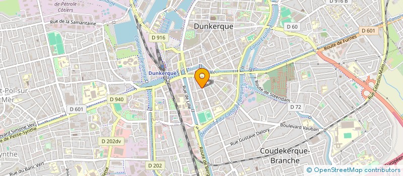 localisation de l'entreprise ARELEC à DUNKERQUE