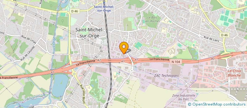 localisation de l'entreprise ARELEC à SAINT-MICHEL-SUR-ORGE