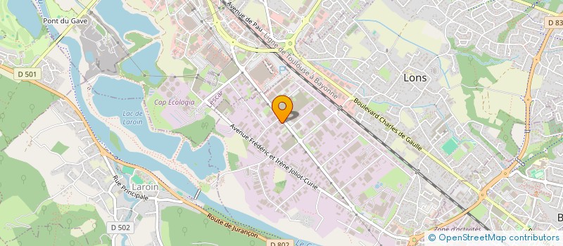 localisation de l'entreprise ARELEC SOLUTION  LONS