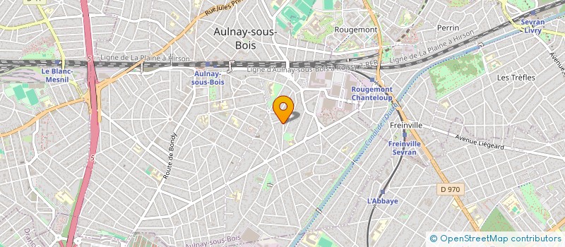 localisation de l'entreprise ARELIMMO à AULNAY-SOUS-BOIS