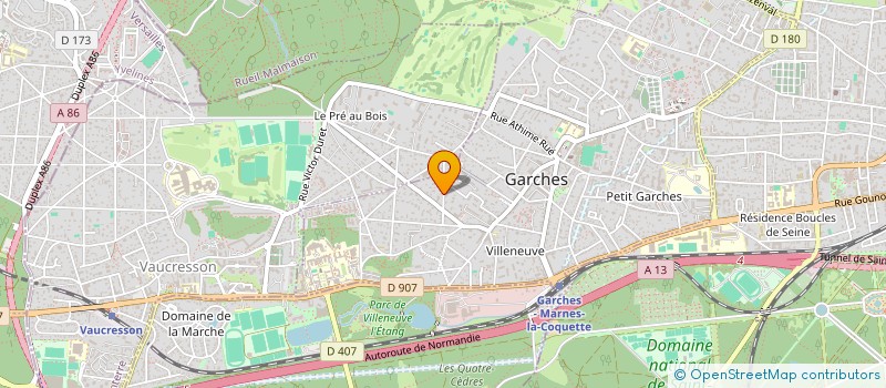 localisation de l'entreprise ARELIO à GARCHES