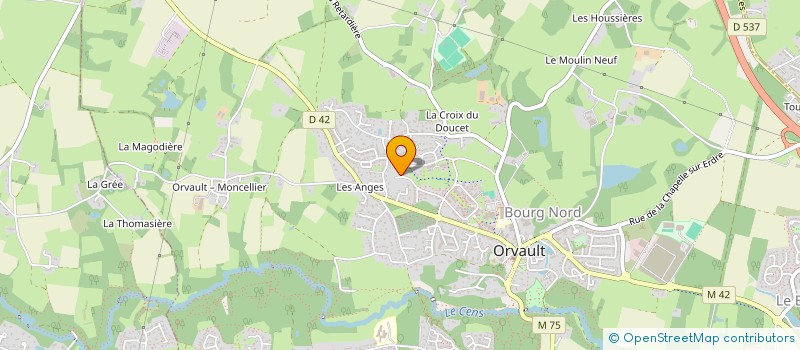 localisation de l'entreprise ARELLY à ORVAULT